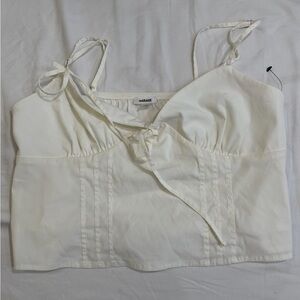 Garage White Camisole Top